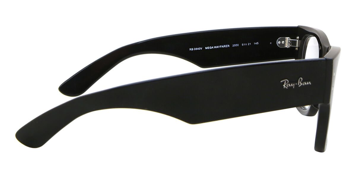 Pu レイバン 眼鏡 RX0840V 2000 メガウェイファーラー ① Ray-Ban RX0840V Mega Wayfarer 2000 glasses | Buy online now