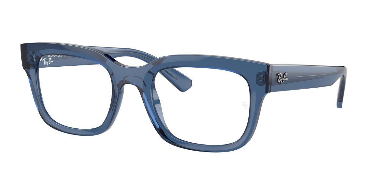 Ray-Ban RX7217 Chad 8266 Eyeglasses in Transparent Dark Blue ...