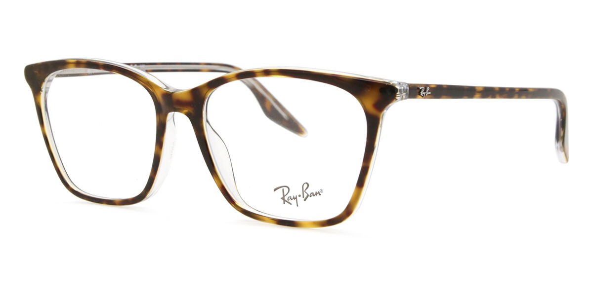 Ray Ban RX5422 Eyeglasses 5082 Havana On Transparent