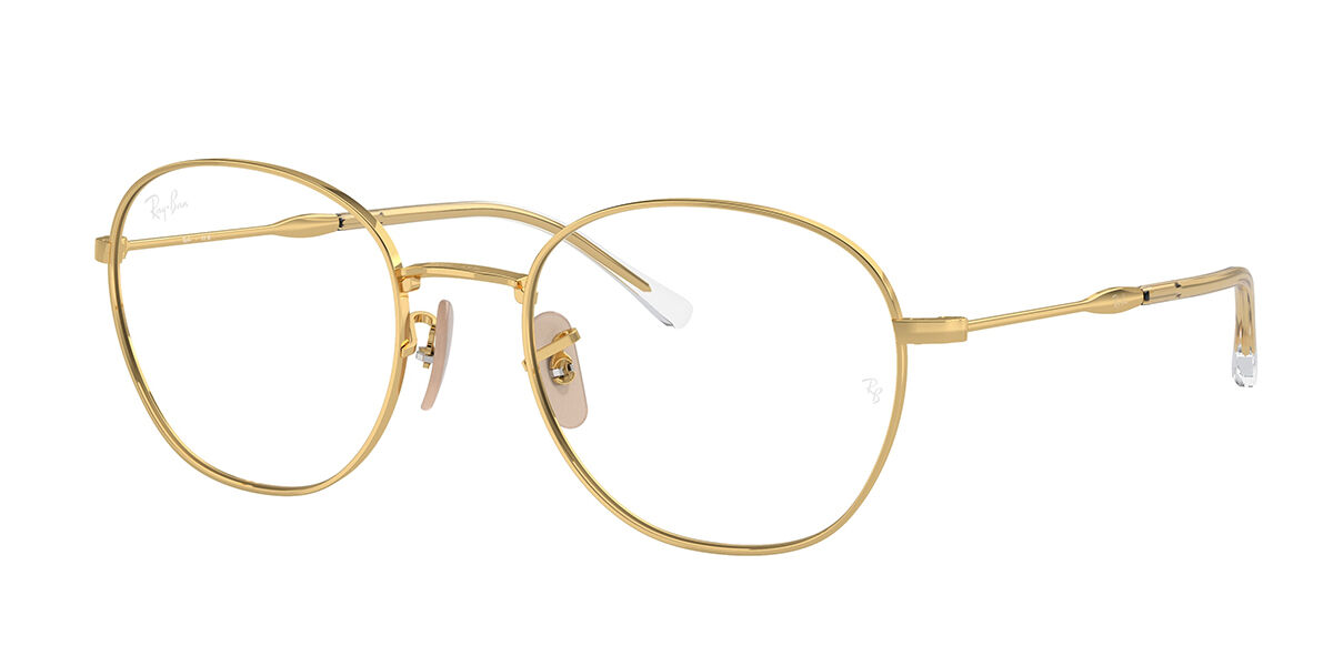 Photos - Glasses & Contact Lenses Ray-Ban RX6509 2500 Men's Eyeglasses Gold Size 53  - B (Frame Only)
