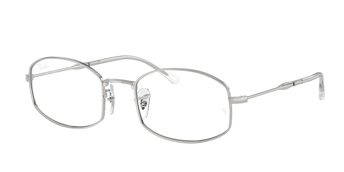 Photos - Glasses & Contact Lenses Ray-Ban RX6510 2968 Men's Eyeglasses Silver Size 52   (Frame Only)