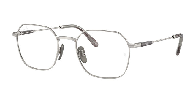 Ray-Ban RX8794 Jim Titanium 1002 Silver Eyeglasses  display picture 3