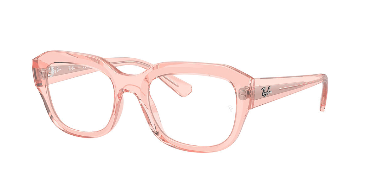 Photos - Glasses & Contact Lenses Ray-Ban RX7225 Leonid 8318 Men's Eyeglasses Pink Size 52 (Frame On 