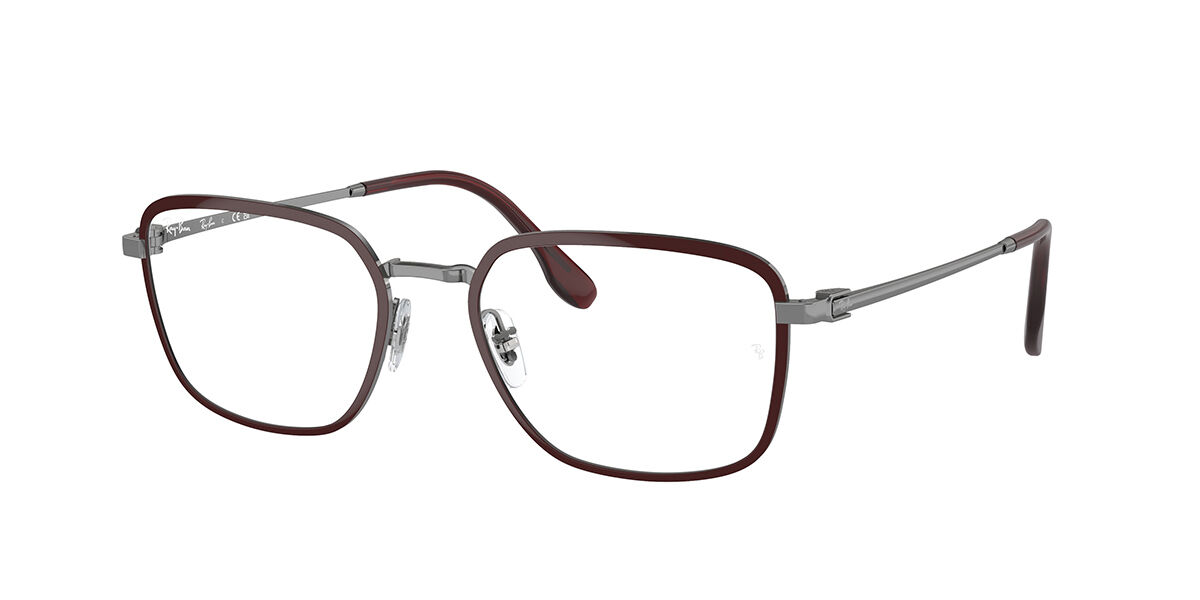 Photos - Glasses & Contact Lenses Ray-Ban RX6511 3164 Men's Eyeglasses Red Size 55  - Bl (Frame Only)
