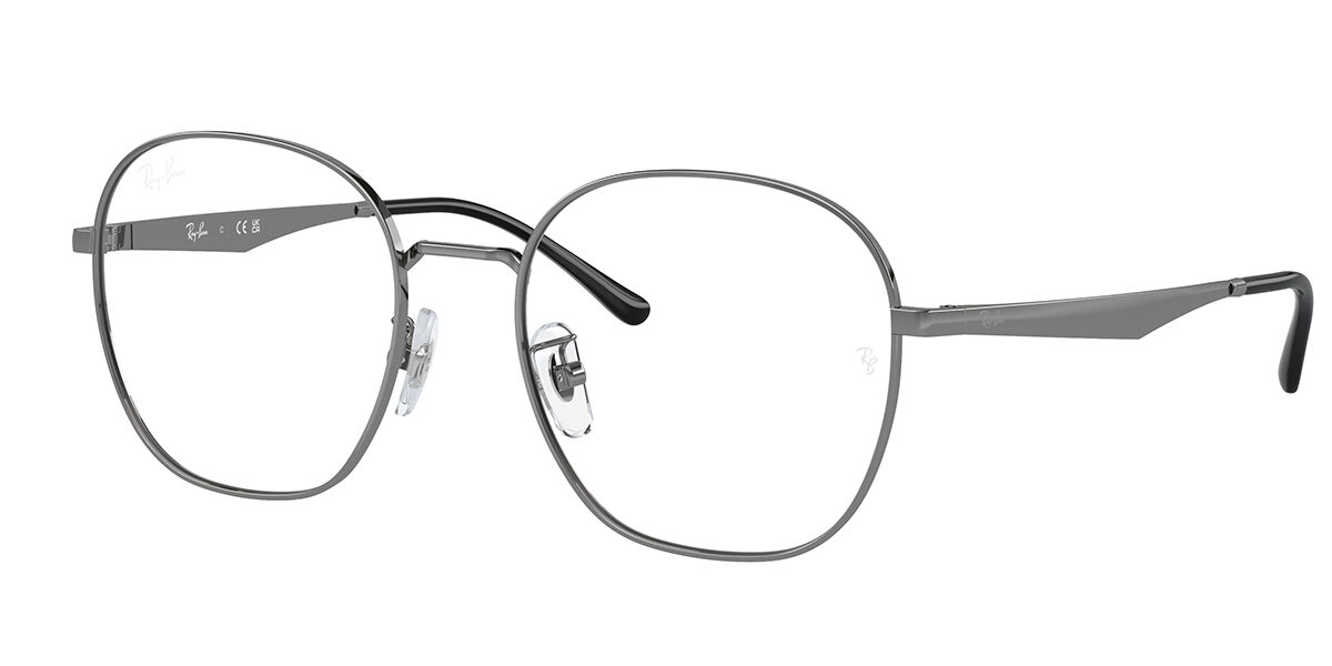 Photos - Glasses & Contact Lenses Ray-Ban RX6515D Asian Fit 2502 Men's Eyeglasses Gunmetal Size 54 ( 