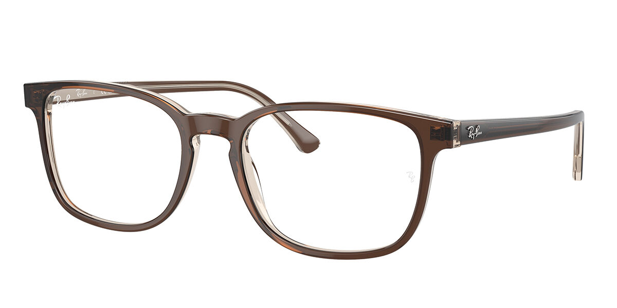 Photos - Glasses & Contact Lenses Ray-Ban RX5418 8365 Men's Eyeglasses Brown Size 54   (Frame Only)