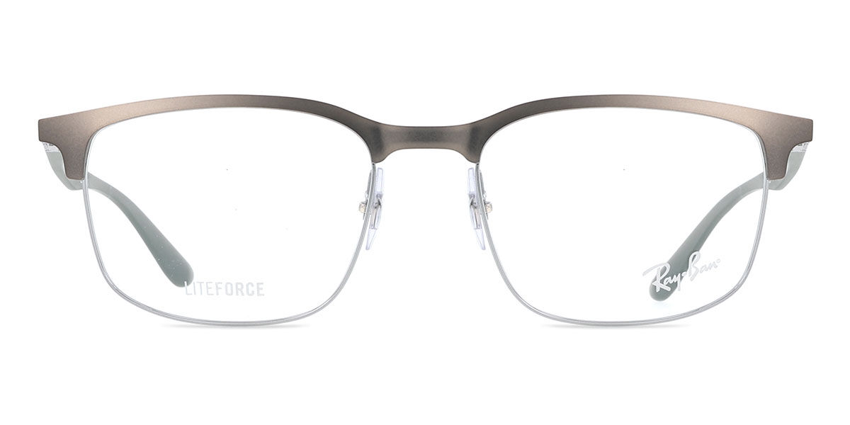 Ray-Ban Męski Gunmetal On Gunmetal Rx6518 2620 55 Gunmetal Meskie Okulary Korekcyjne
