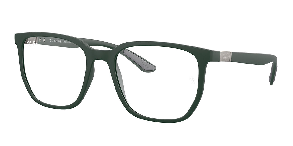 Photos - Glasses & Contact Lenses Ray-Ban RX7235 8062 Men's Eyeglasses Green Size 53   (Frame Only)
