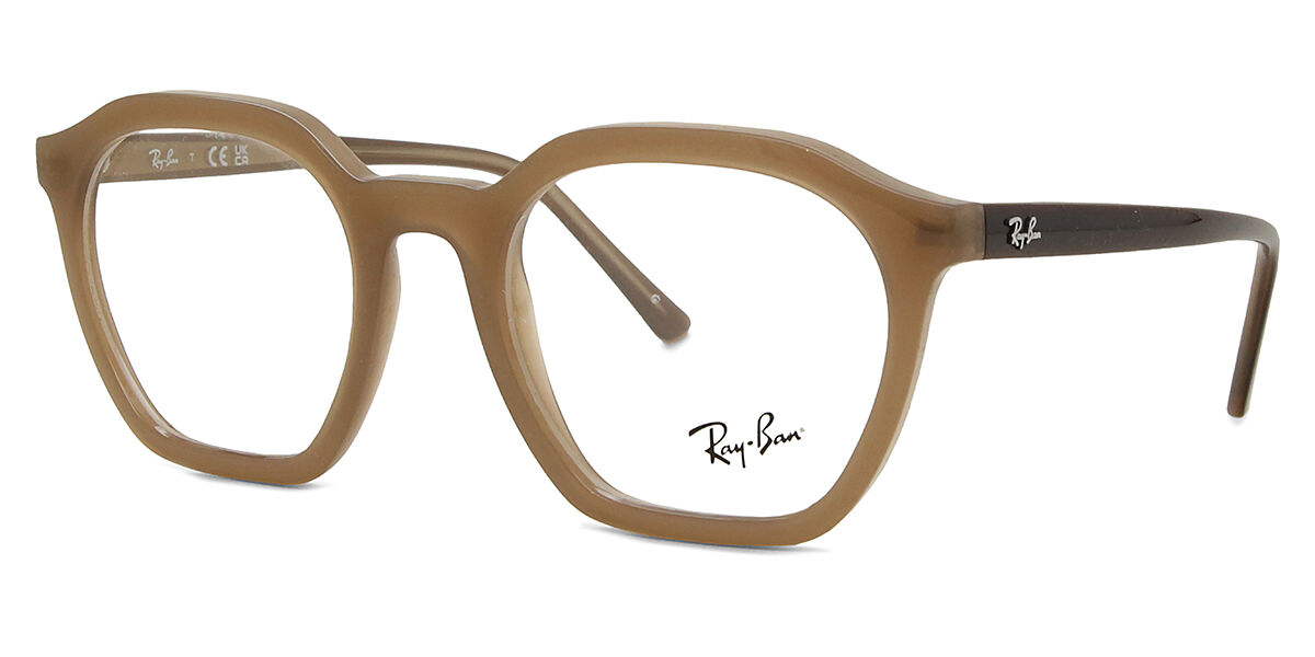 Ray-Ban RX7238 Alice 8355 Matte Turtledove Brown Eyeglasses