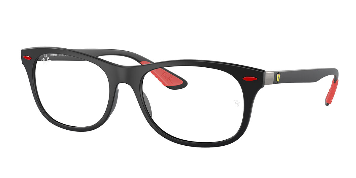 Photos - Glasses & Contact Lenses Ray-Ban RX7307M F602 Men's Eyeglasses Black Size 52   (Frame Only)