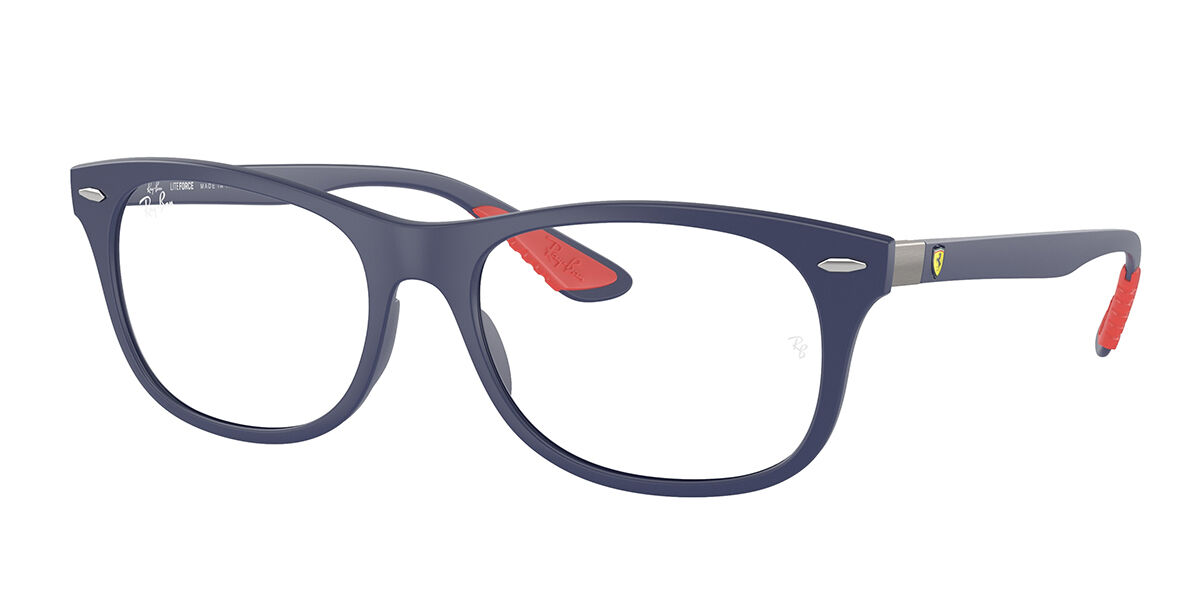 Photos - Glasses & Contact Lenses Ray-Ban RX7307M F604 Men's Eyeglasses Blue Size 52   (Frame Only)