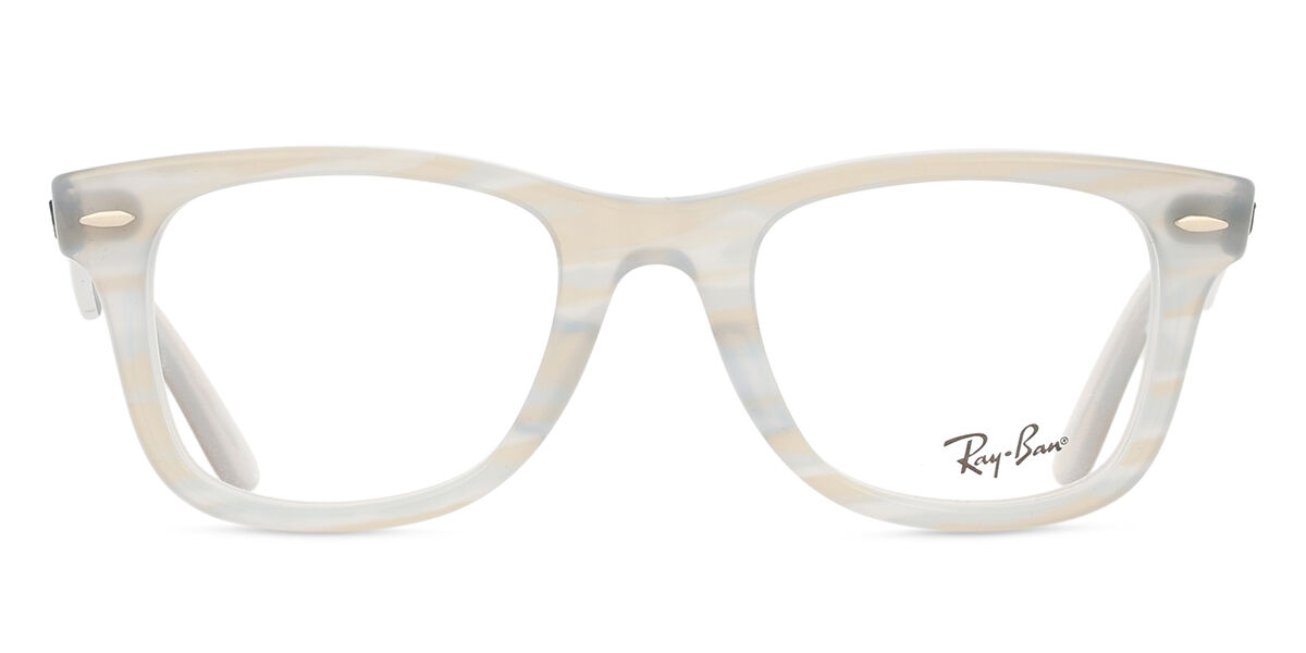 Ray-Ban RX4340V Wayfarer Ease Men's Glasses, Blue, Size 50