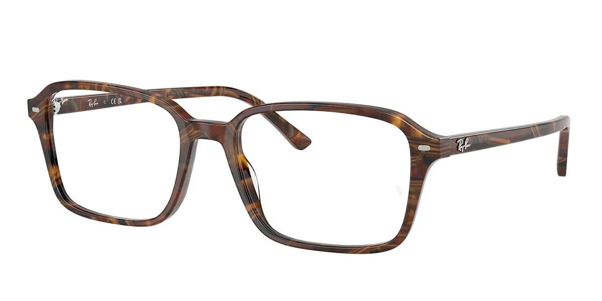 Ray-Ban RX5431F Raimond Asian Fit 8395 Men's Eyeglasses Brown Size 54 (Frame Only) - Blue Light Block Available