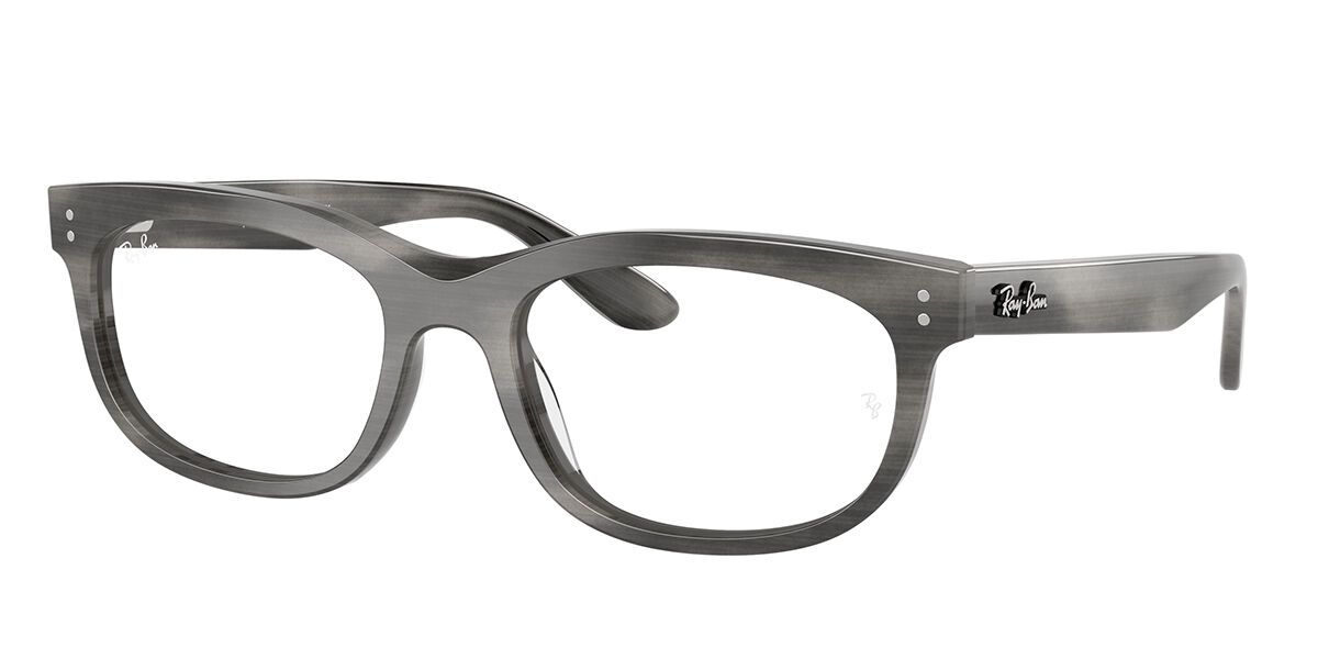 Ray-Ban RX5489F Balorette Asian Fit 8400 Men's Eyeglasses Grey Size 54 (Frame Only) - Blue Light Block Available