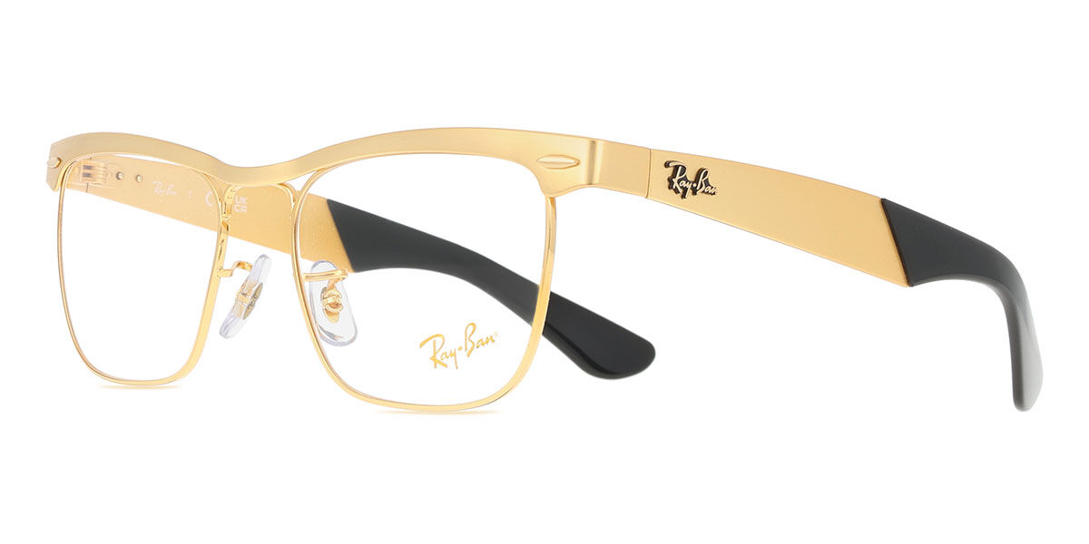 Ray-Ban RX3875V Wayfarer Deluxe 3191 Sandblasted Legend Gold 眼鏡