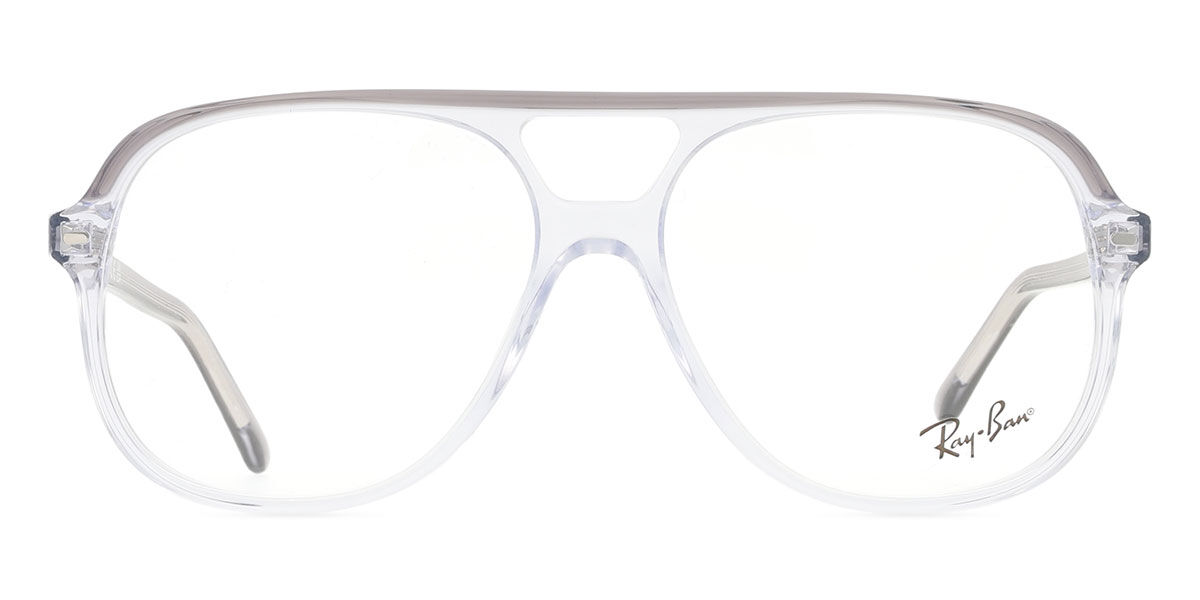 Ray-Ban Mænd Rx5698 8111 56 Briller Krystalklar Transparent Grey 56Mm