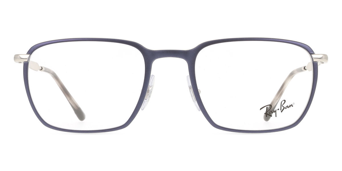 Photos - Glasses & Contact Lenses Ray-Ban RX6549 3016 Men's Glasses Blue Size 51 - Blue Light Block Available