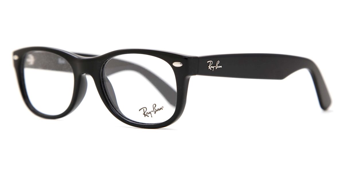 Ray-Ban RX5184 New Wayfarer 2000 Square Shiny Black Eyeglasses ...