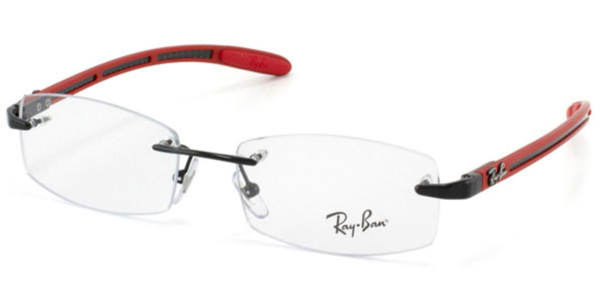 Ray Ban R&b 8402 Ray-Ban RX8402 2509 Glasses Red | VisionDirect Australia