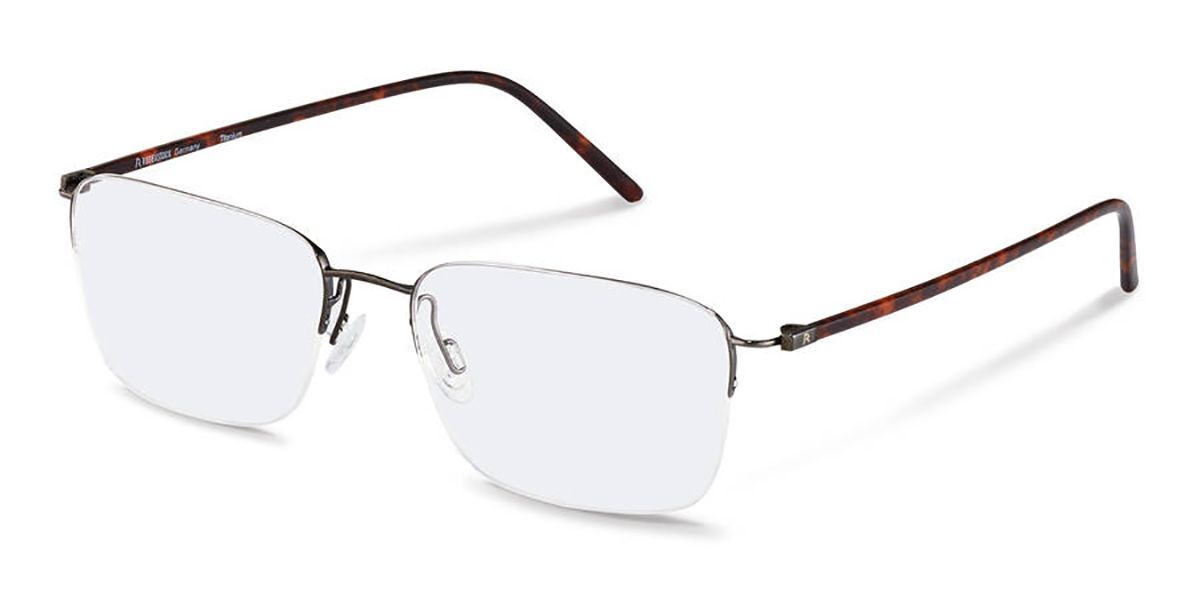Rodenstock R7051 H Eyeglasses in Dark Gunmetal Grey SmartBuyGlasses USA