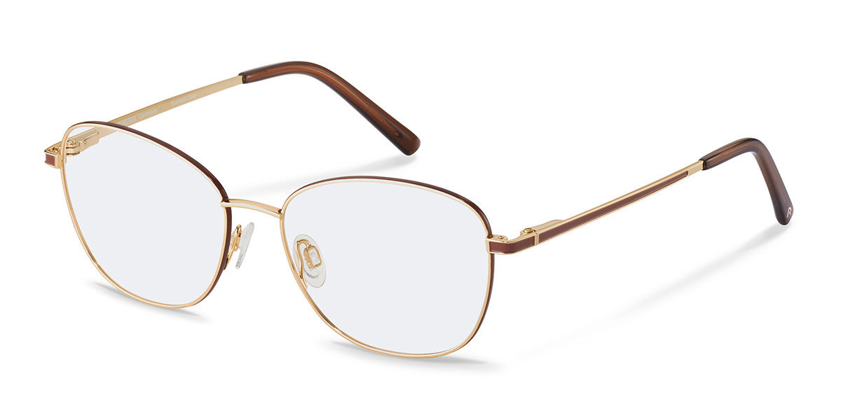 Rodenstock R2660 A Eyeglasses in Gold Brown | SmartBuyGlasses USA