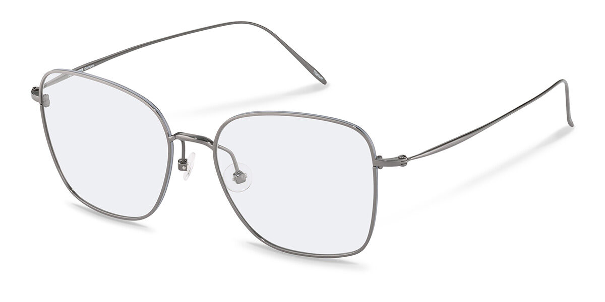 Rodenstock R7120 C Square Dark Gunmetal Grey Eyeglasses | Vision Direct ...