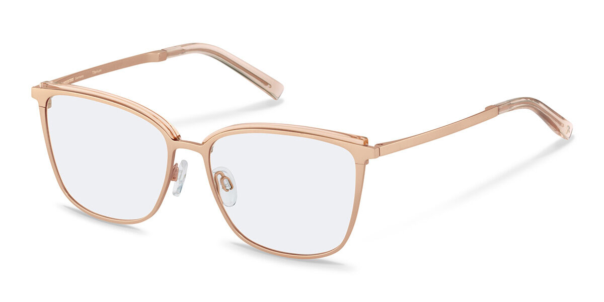 Rodenstock R7123 D Eyeglasses In Two Tone Rose Gold Peach Smartbuyglasses Usa 7031