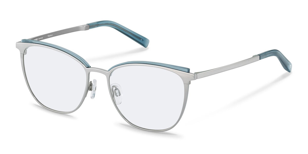 Rodenstock R7125 C Eyeglasses In Light Gunmetal Light Blue Smartbuyglasses Usa 3815