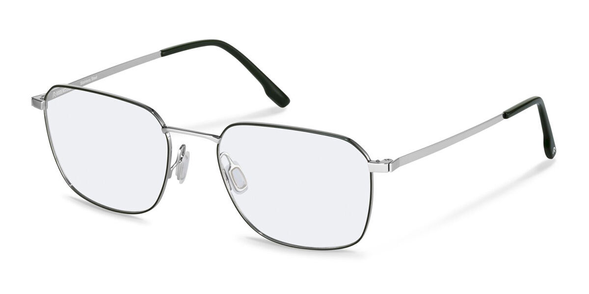 Rodenstock R2661 B Eyeglasses in Black/Silver | SmartBuyGlasses USA