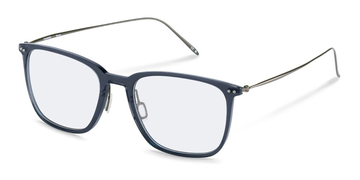 Rodenstock R7168 D000 53 Blåa Glasögon (Endast Båge) Kvinna