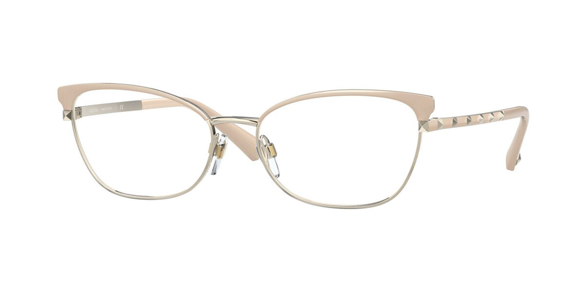 Valentino VA1022 3053 Glasses Beige Pale Gold | VisionDirect Australia
