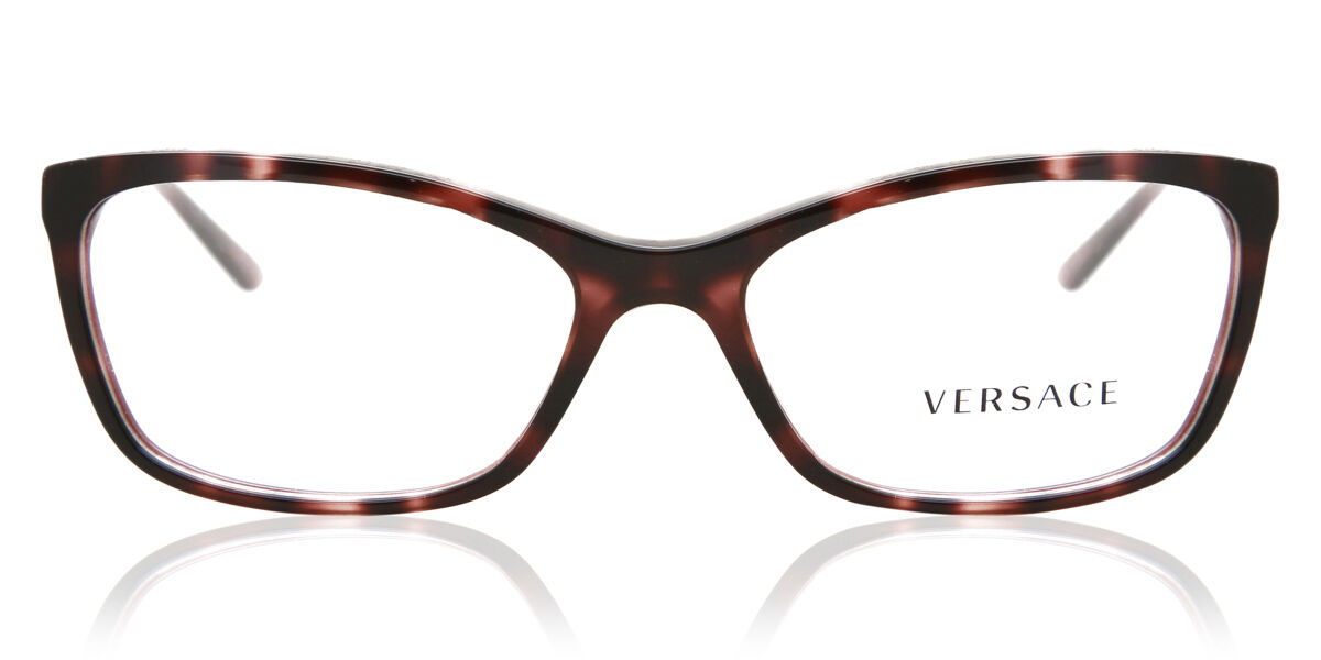 Versace Ve3186 5184 Eyeglasses In Tortoise Burgundy Smartbuyglasses Usa