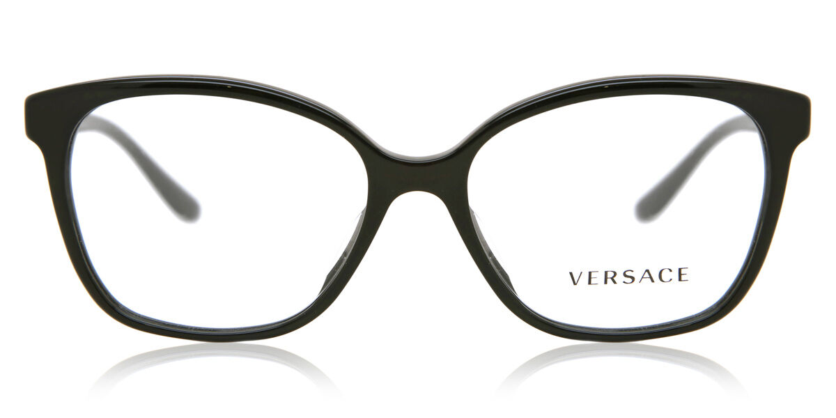Versace VE3235BA Asian Fit GB1 Eyeglasses in Black SmartBuyGlasses USA