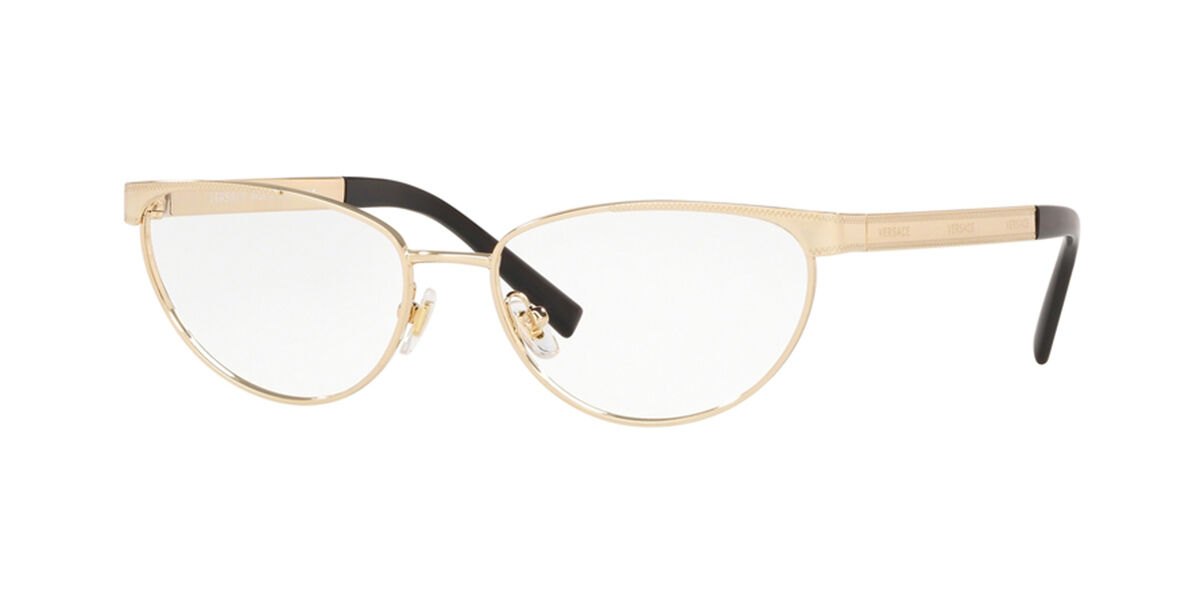 Versace Ve1260 1002 Eyeglasses In Gold Smartbuyglasses Usa 