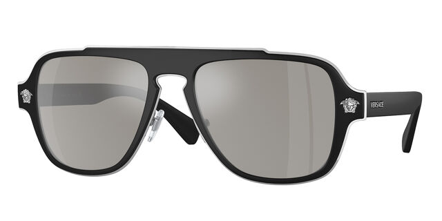 Versace VE2199 10006G Pilot Matte Black Sunglasses  display picture 3