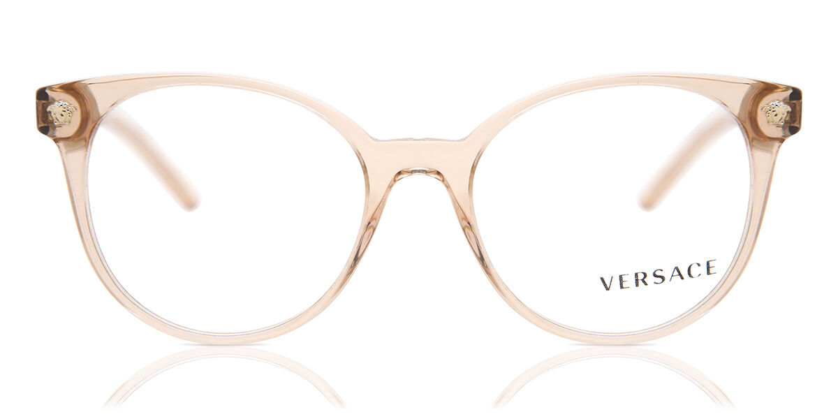 Versace VE3291 5215 Eyeglasses in Transparent Brown | SmartBuyGlasses USA
