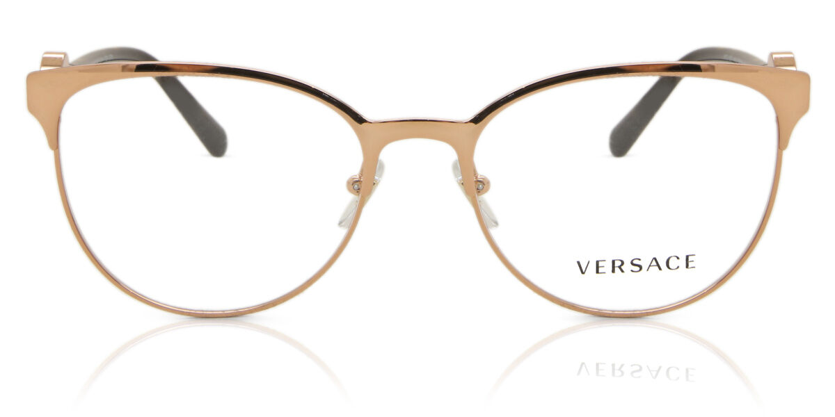 Photos - Glasses & Contact Lenses Versace VE1271 1412 Women's Eyeglasses Gold Size 54   (Frame Only)