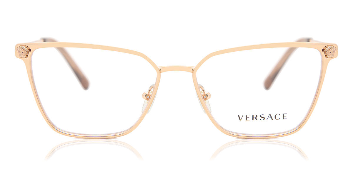 Versace VE1275 1412 Eyeglasses in Rose Gold SmartBuyGlasses USA