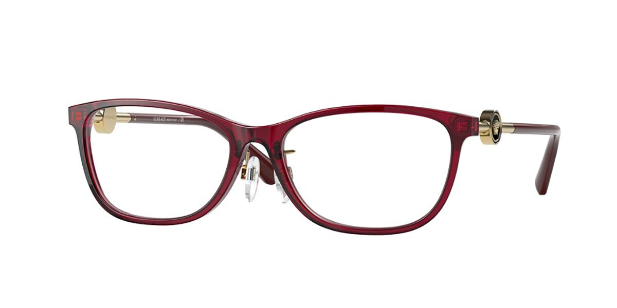 Versace VE3297D Asian Fit 5324 Glasses Transparent Brown VisionDirect