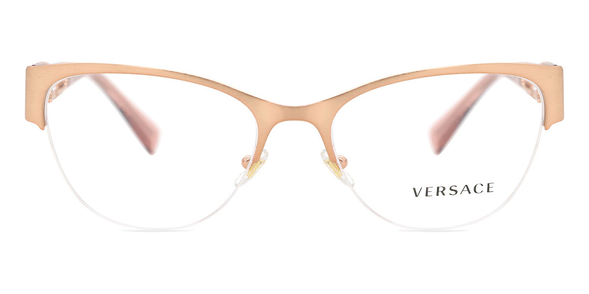 Versace VE1278 1475 Occhiali Da Vista Rose-Oro Per Donna (Solo Montatura)
