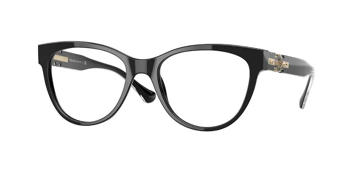 Versace VE3304F Asian Fit 108 Eyeglasses in Tortoise | SmartBuyGlasses USA