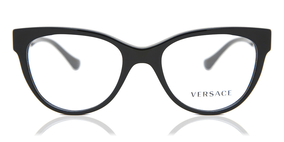 Фото - Окуляри та контактні лінзи Versace VE3304 GB1 53 Czarne Damskie Okulary Korekcyjne EG582377 