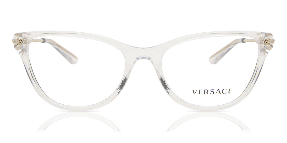 Zdjęcia - Okulary i soczewki kontaktowe Versace VE3309 148 54 Przezroczyste Damskie Okulary Korekcyjne EG5 