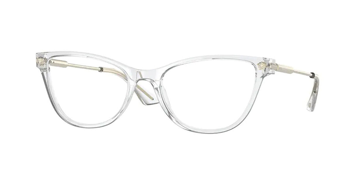 Versace VE3309F Asian Fit 148 Eyeglasses in Clear | SmartBuyGlasses USA