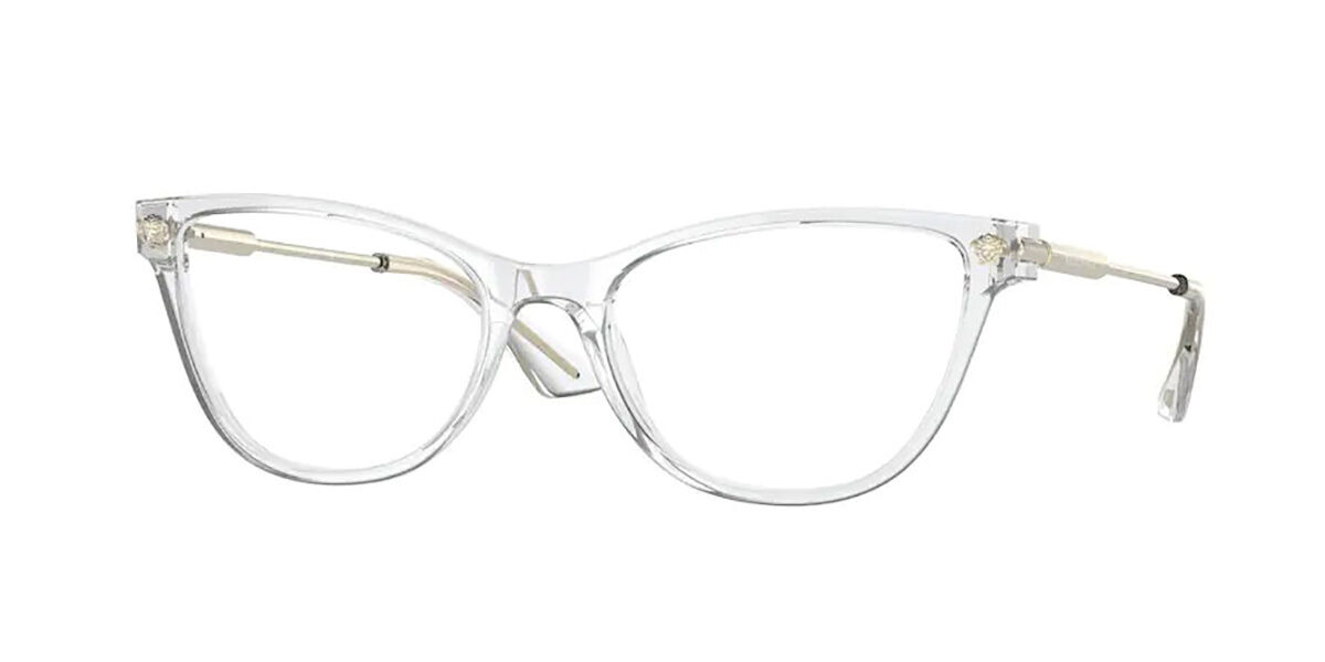 Versace VE3309F Asian Fit 148 Eyeglasses in Clear SmartBuyGlasses USA
