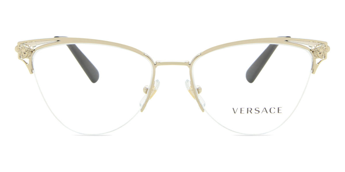 Versace VE1280 1252 Eyeglasses in Pale Gold | SmartBuyGlasses USA