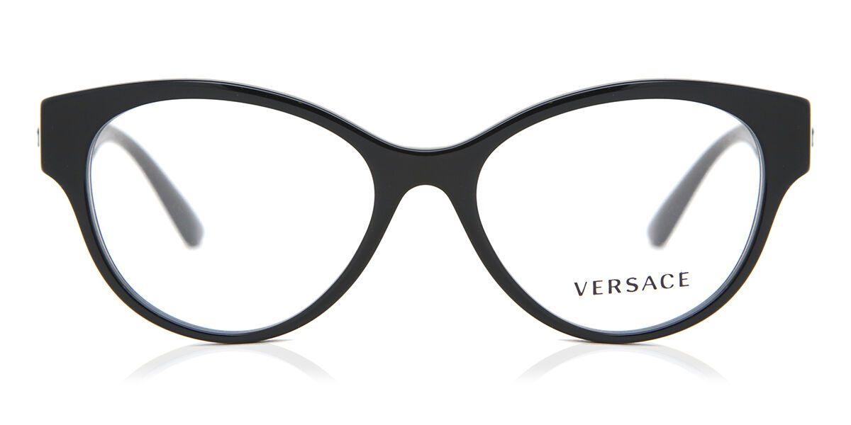 Versace VE3313 Women's Glasses, Black, Size 54