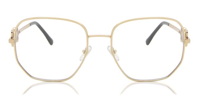 Eye Glasses Gafas Con Bordes Dorados Nuevas Gafas Versace Versace