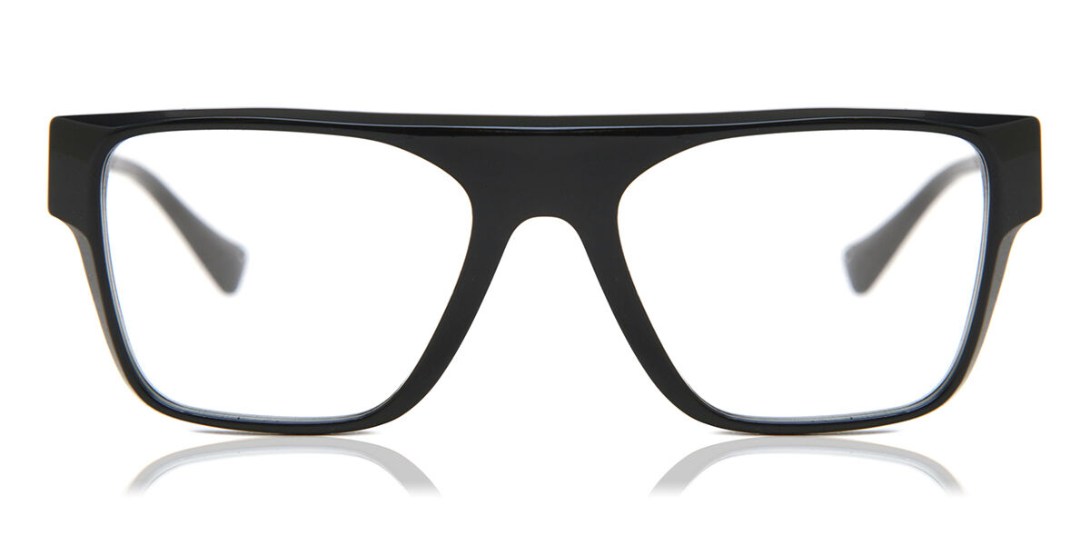 Photos - Glasses & Contact Lenses Versace VE3326U 5380 Men's Eyeglasses Black Size 55   (Frame Only)