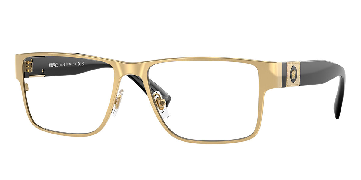 Versace Ve1274 1002 Eyeglasses In Gold Smartbuyglasses Usa 